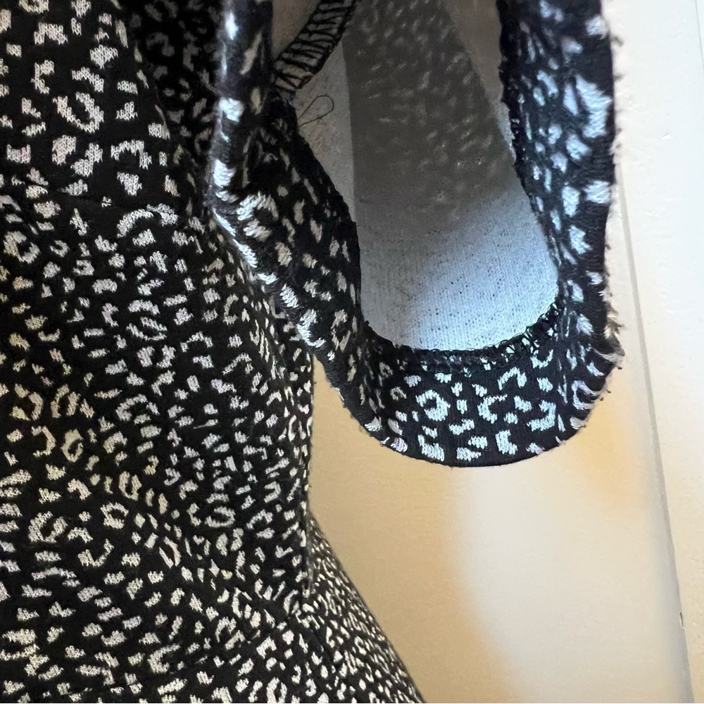 Banana Republic Size 8 Black White Short Sleeve Sheath Dress Workwear Academia - Picture 4 of 8